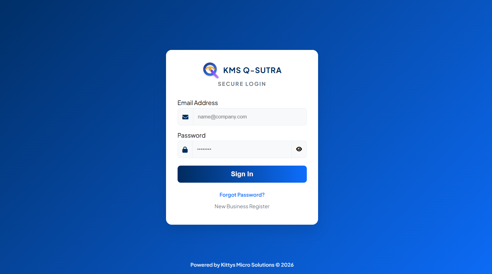 Login Interface